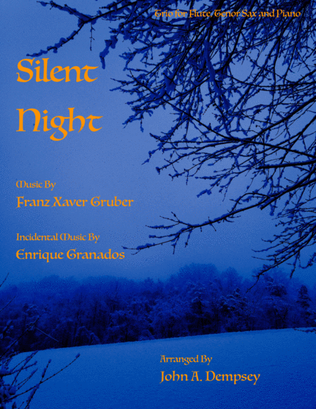 Book cover for Silent Night (Trio for Flute, Tenor Sax and Piano)