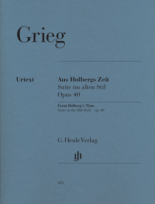 Book cover for From Holberg's Time Op. 40