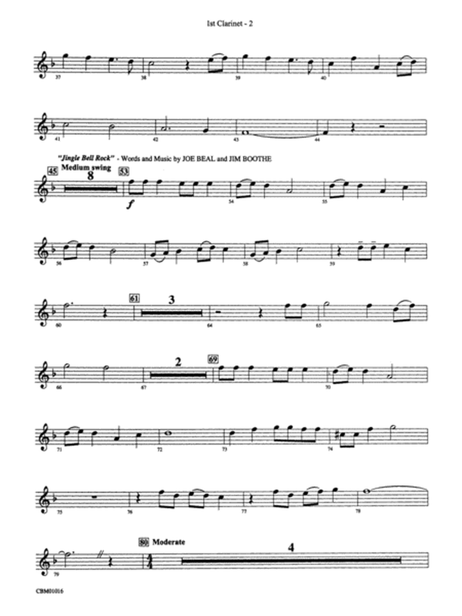 Christmas Fantastique (Medley): 1st B-flat Clarinet