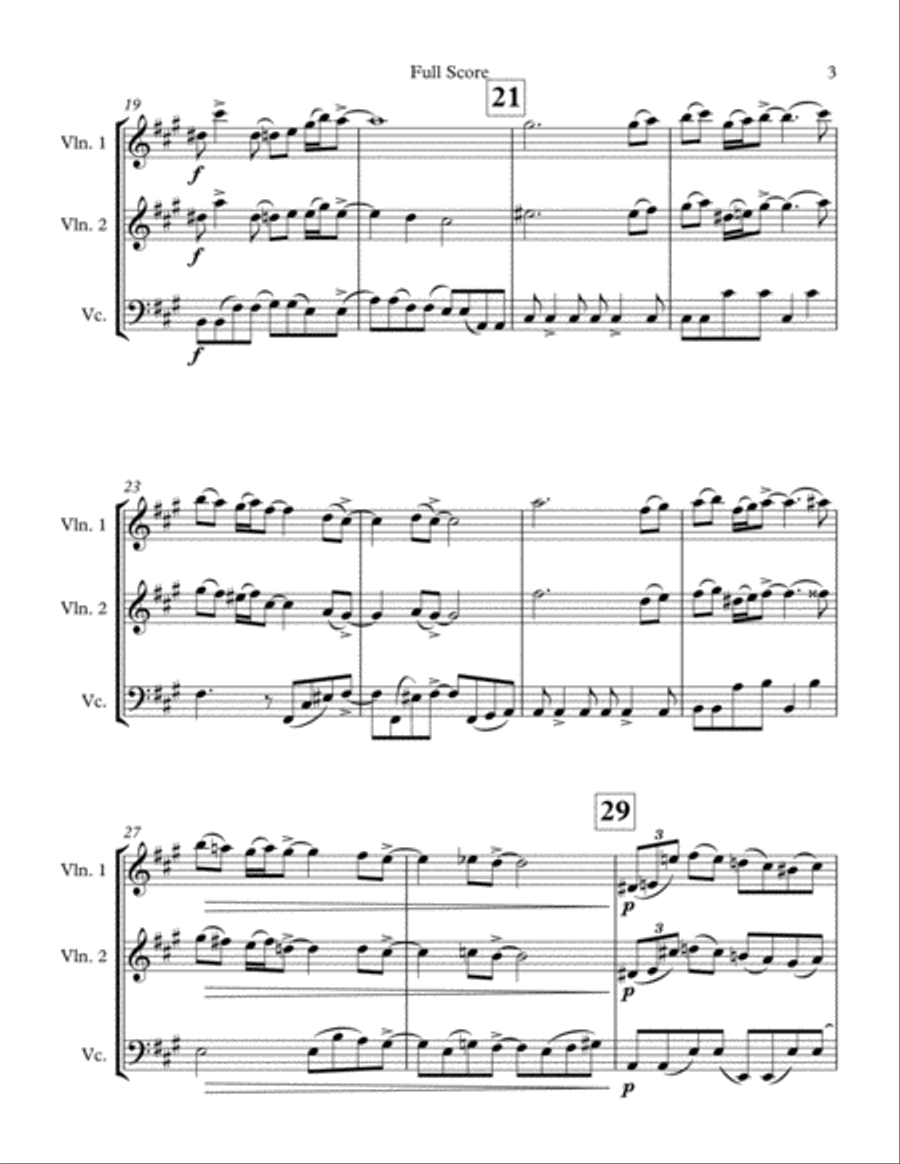 Twilight Time Twilight Time String Trio scores gallery preview page 3
