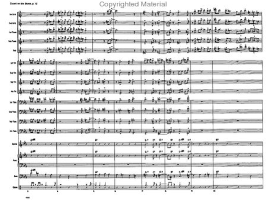 Count on the Blues Count on the Blues Jazz Ensemble scores gallery preview page 13