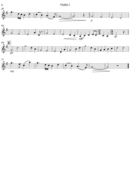 French Christmas Carol (string quartet) image number null