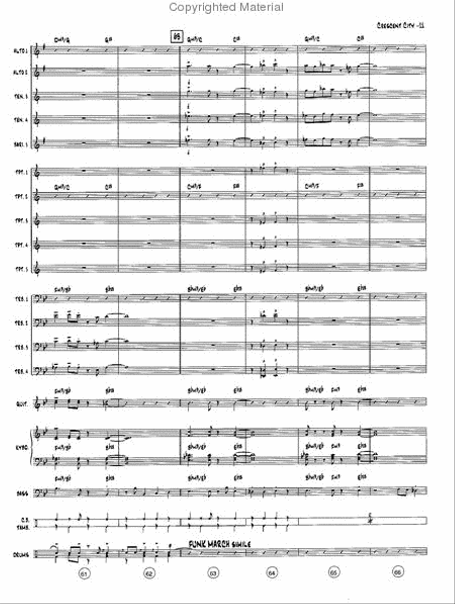 The Crescent City Stomp The Crescent City Stomp Jazz Ensemble scores gallery preview page 12