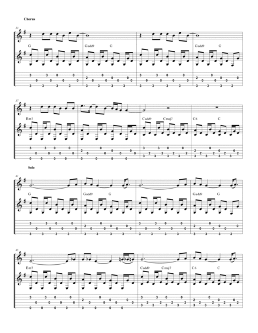 Cherry Guitar scores gallery preview page 4