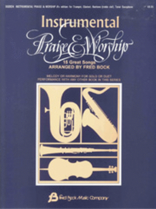 Book cover for Instrumental Praise & Worship Bass Clef