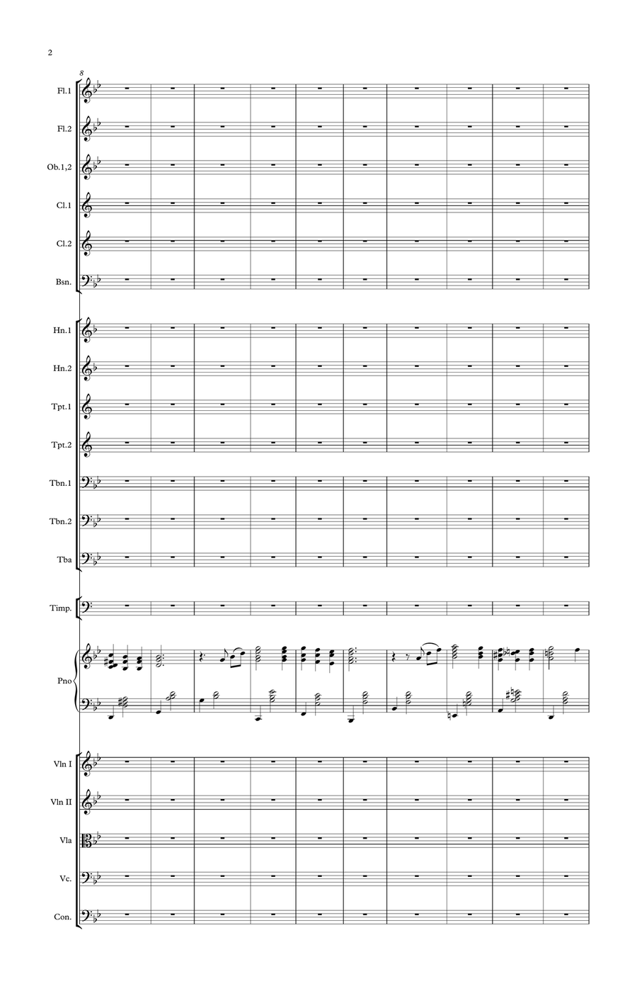 Howl's Moving Castle Full Orchestra scores gallery preview page 2