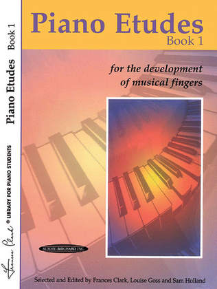 Book cover for Piano Etudes for the Development of Musical Fingers, Book 1