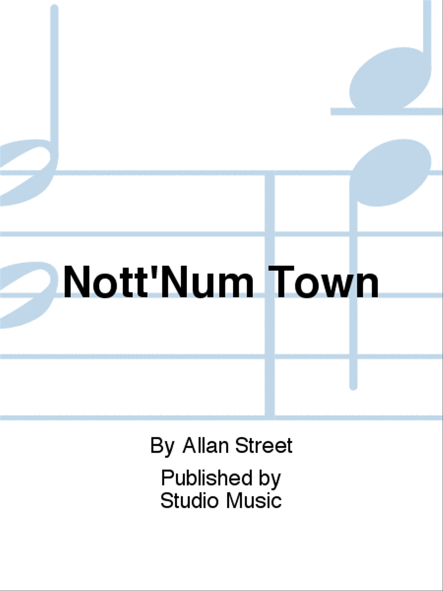 Nott'Num Town Nott'Num Town Brass Band scores gallery preview page 1