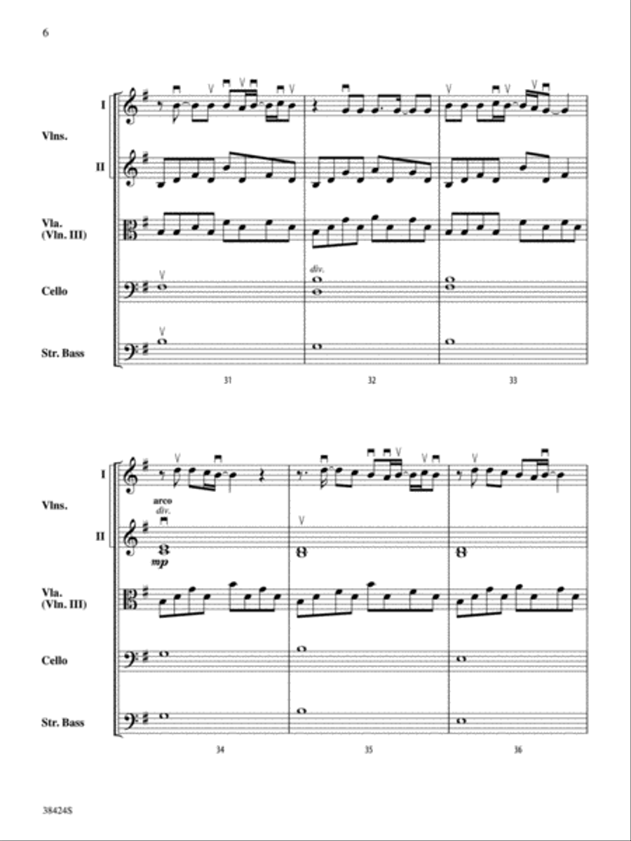 My Immortal: Score My Immortal: Score String Orchestra scores gallery preview page 6