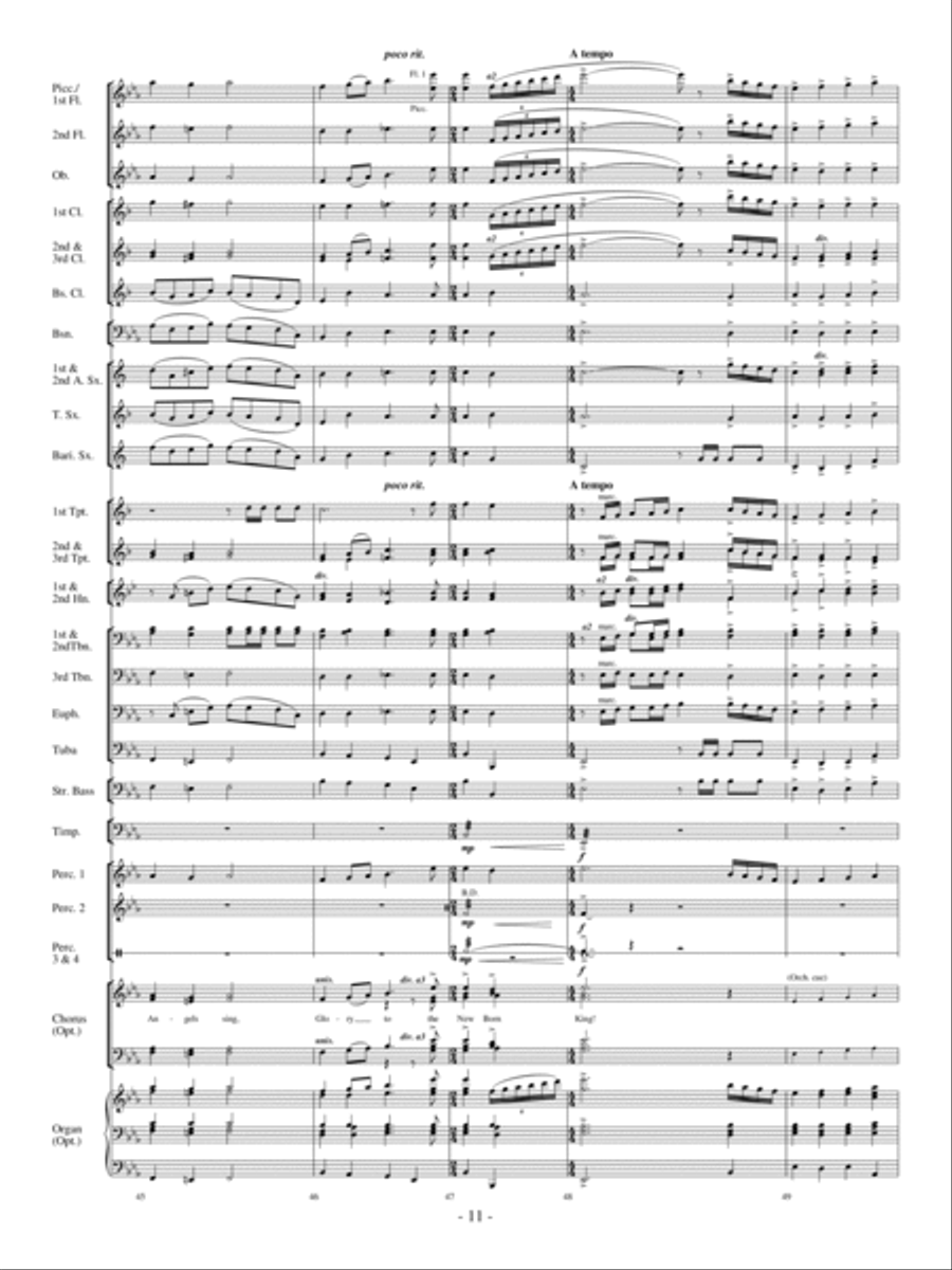 Merry Christmas, Everyone! Concert Band scores gallery preview page 10