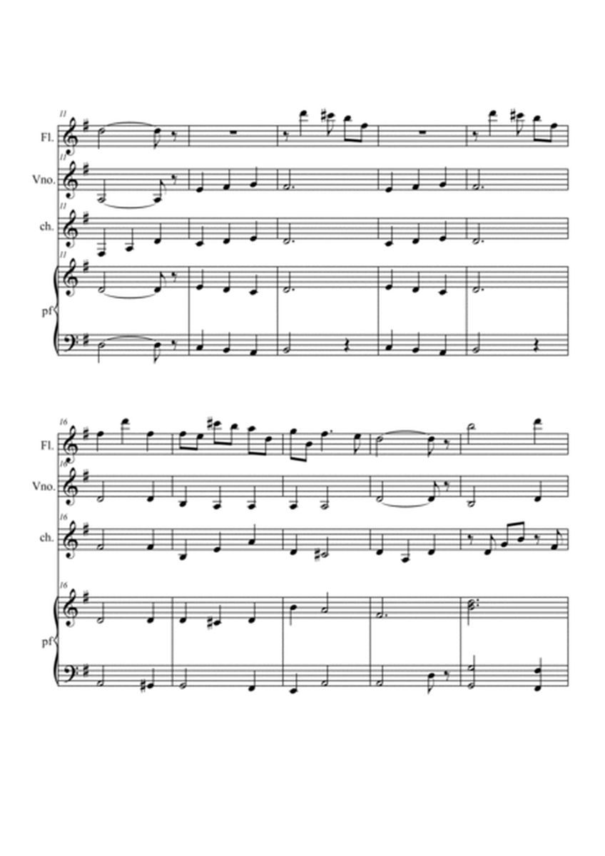 Intermezzo from Cavalleria Rusticana. Quartet image number null