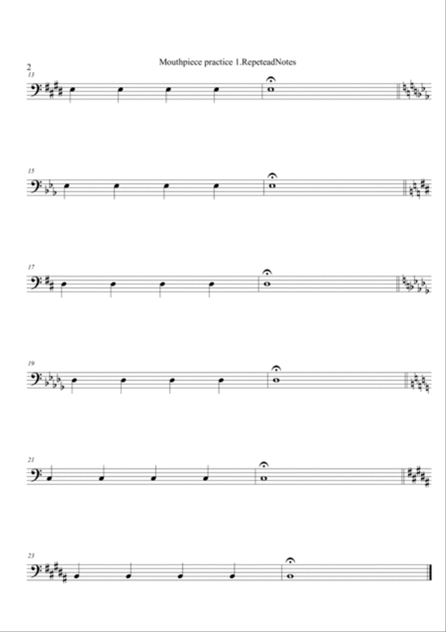 Brass Basics for euphonium Euphonium scores gallery preview page 5