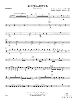 Pastoral Symphony (First Movement): 1st Trombone