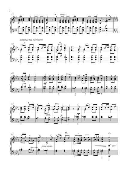 Tchaikovsky-Humoreske Op.10 Nr.2(Piano) image number null