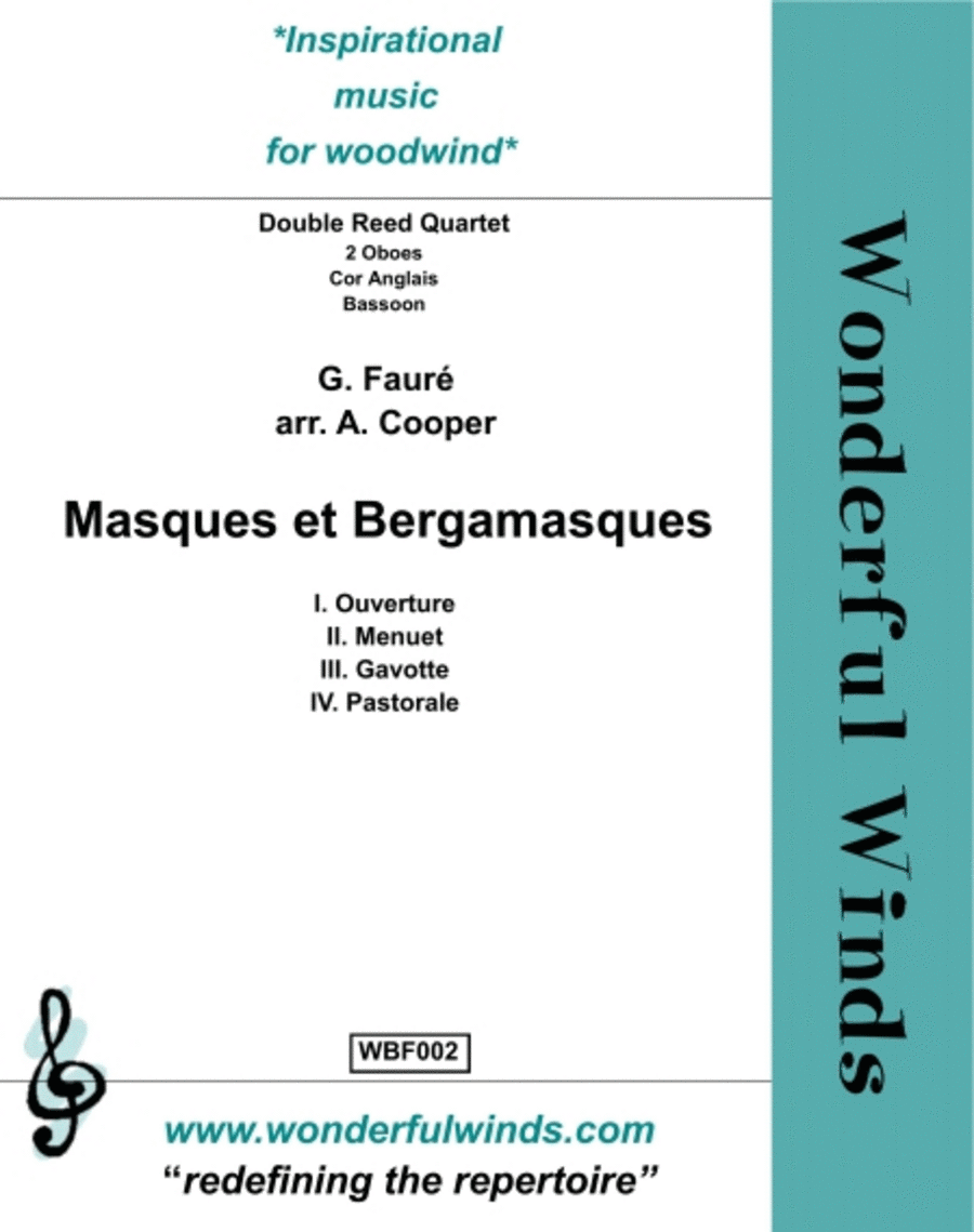 Masques Et Bergamasques Bassoon scores gallery preview page 1