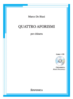 Book cover for Quattro Aforismi