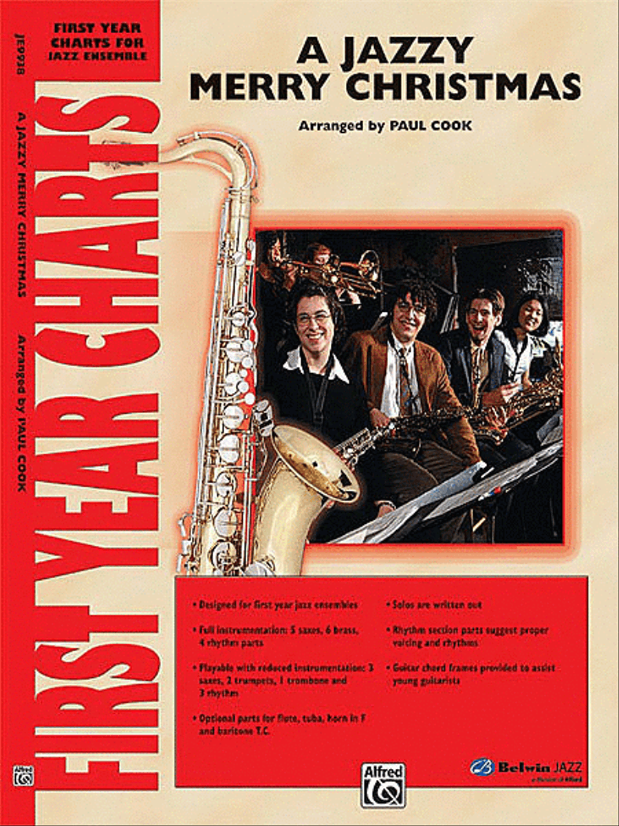 Jazzy Merry Christmas Jazz Ensemble scores gallery preview page 1