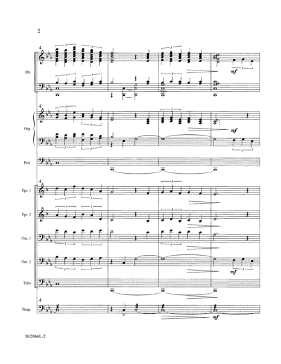 Finlandia - Brass and Percussion Score and Parts Trombone scores gallery preview page 4