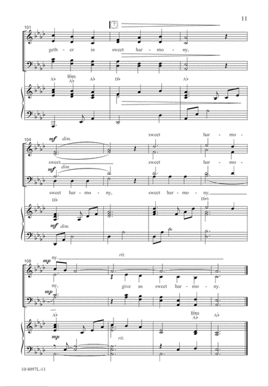 Sweet Harmony 4-Part scores gallery preview page 12
