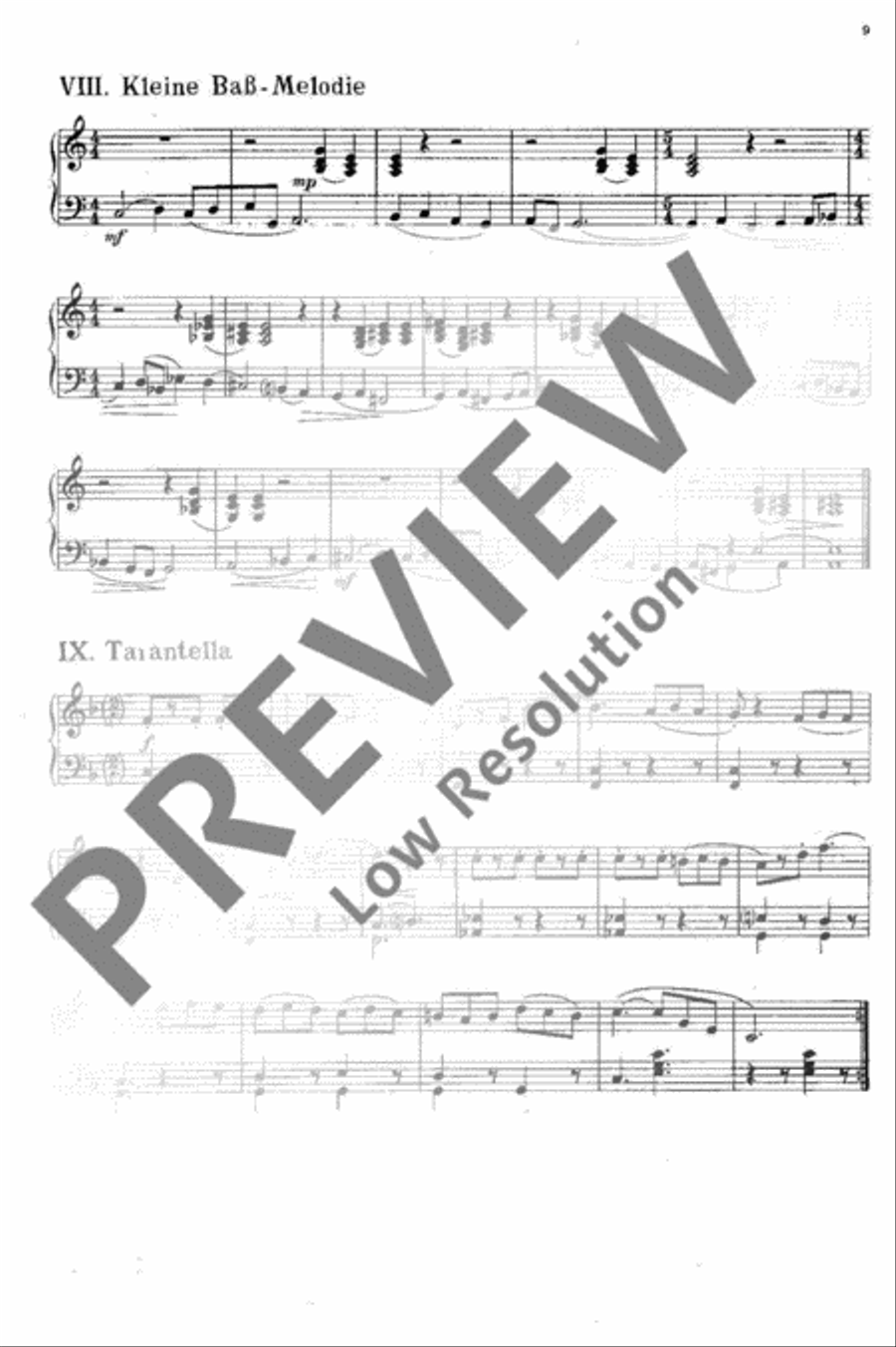 Zwölf Vortragsstücke im alten Stil Accordion scores gallery preview page 10