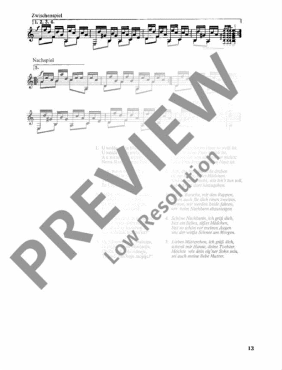 Ukrainische Volksweisen High Voice scores gallery preview page 14