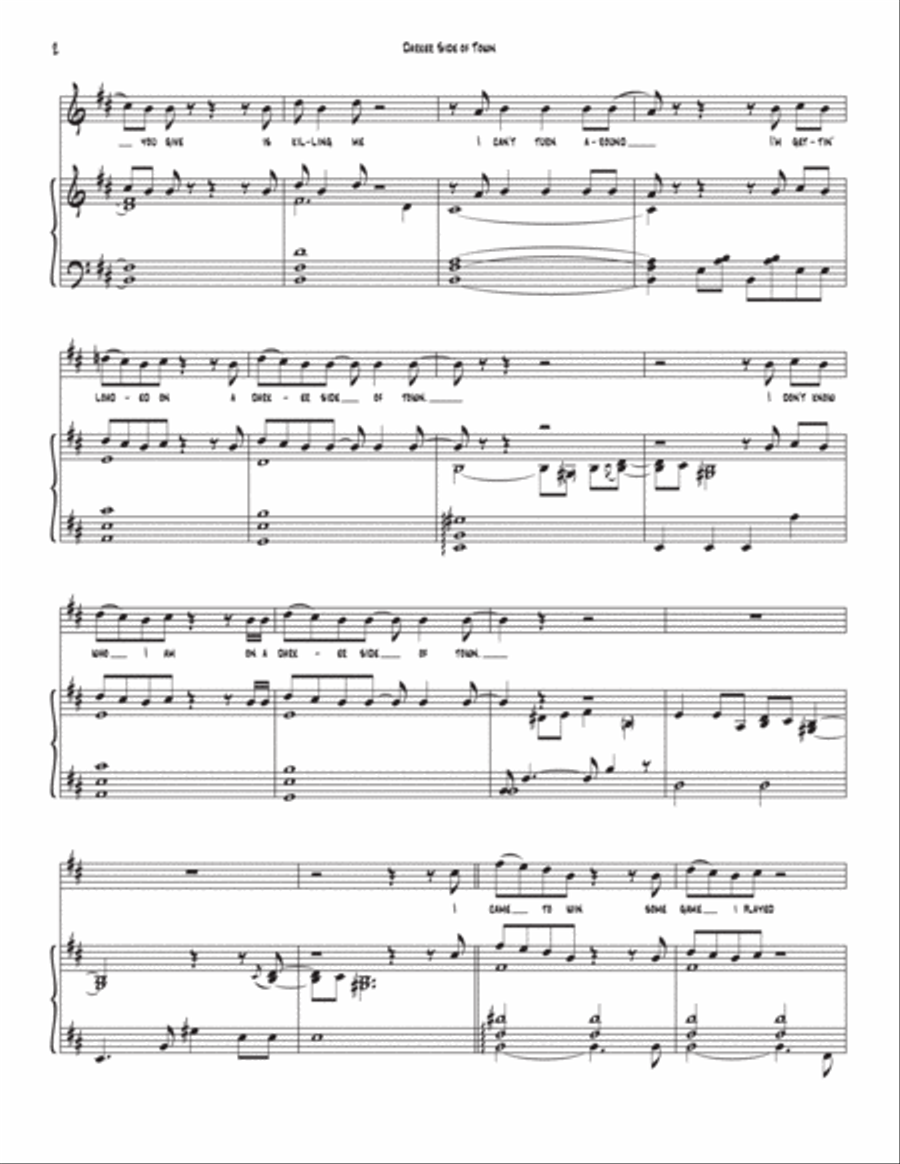 Darker Side Of Town Voice scores gallery preview page 2