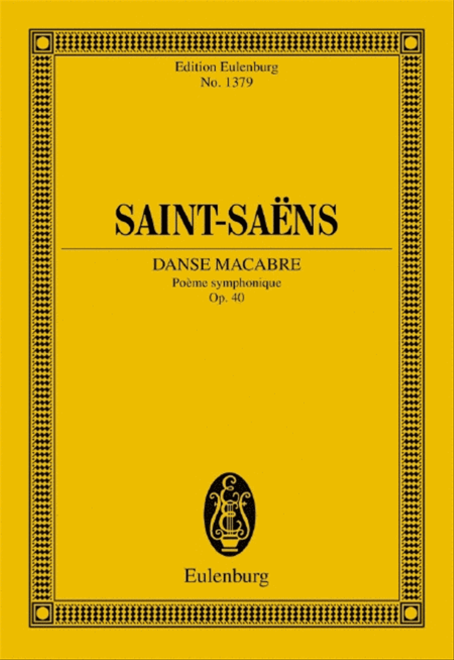 Danse macabre Orchestra scores gallery preview page 1