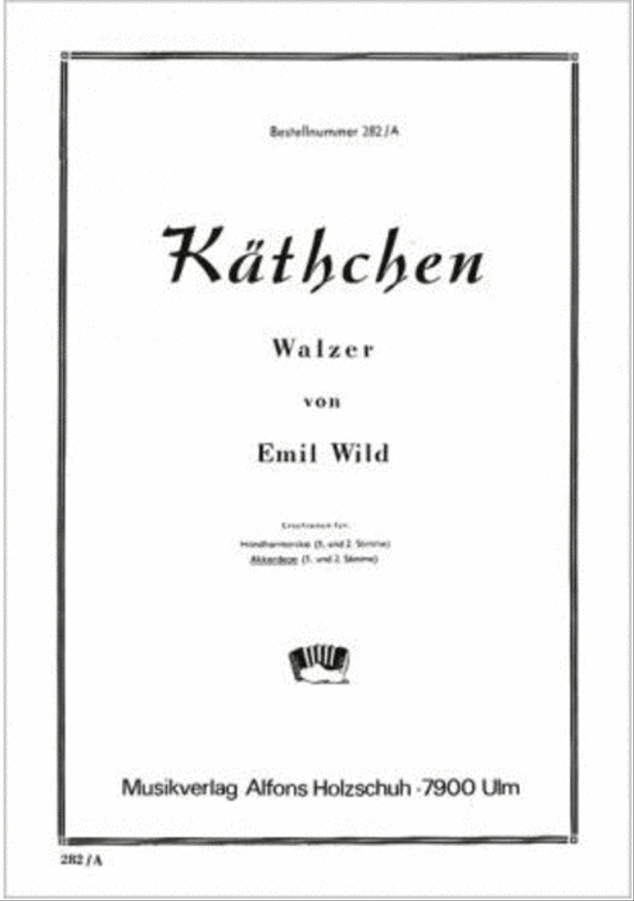 Käthchen Accordion scores gallery preview page 1