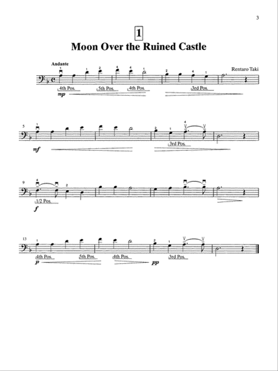 Suzuki Bass School, Volume 3 String Methods scores gallery preview page 3