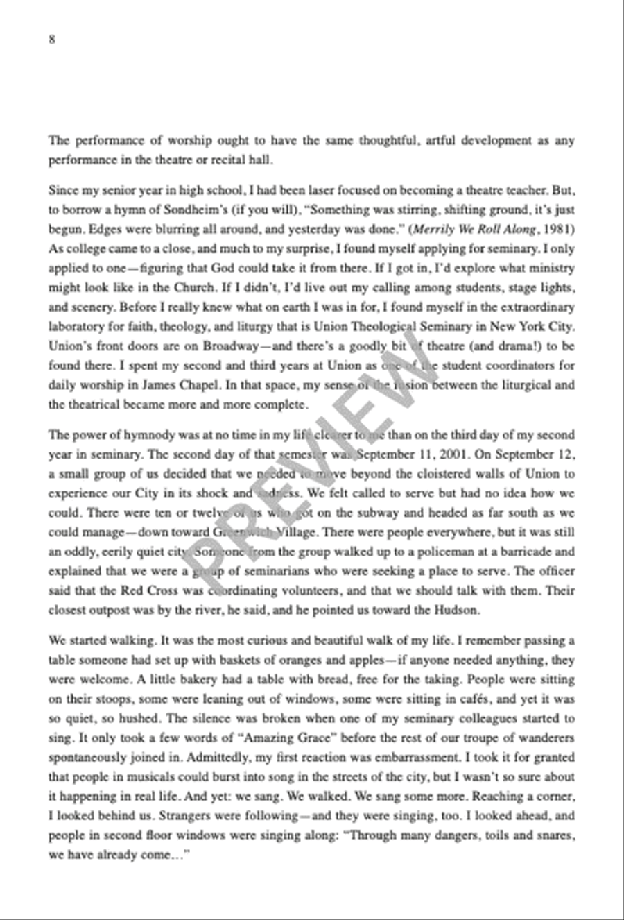 Sing No Empty Alleluias Sacred scores gallery preview page 9