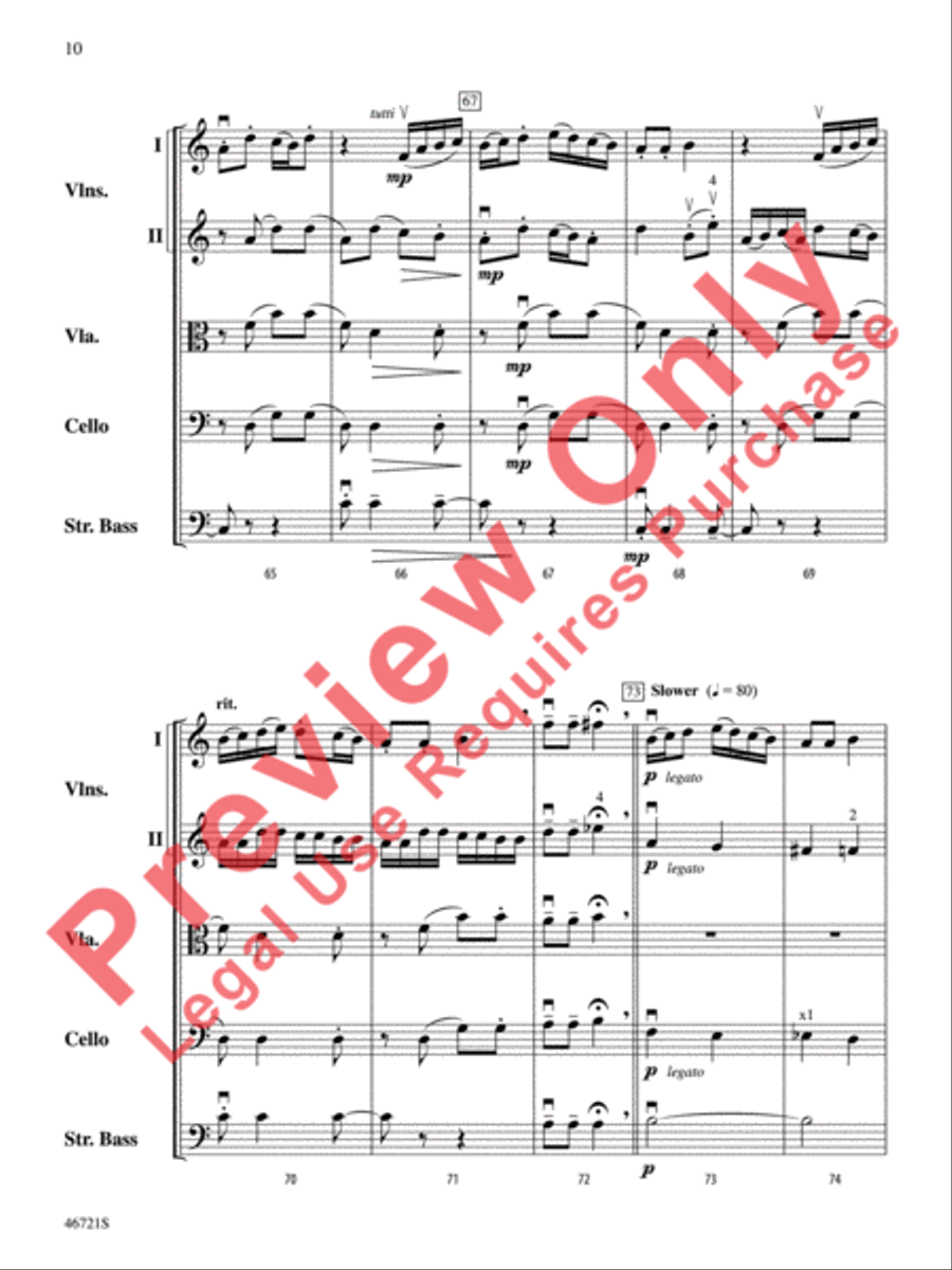 Petrushka String Orchestra scores gallery preview page 11
