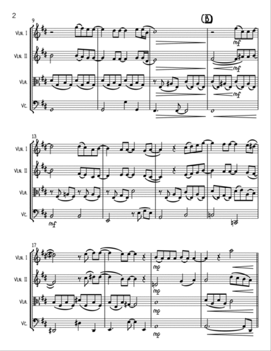 From The Heart From The Heart String Quartet scores gallery preview page 2