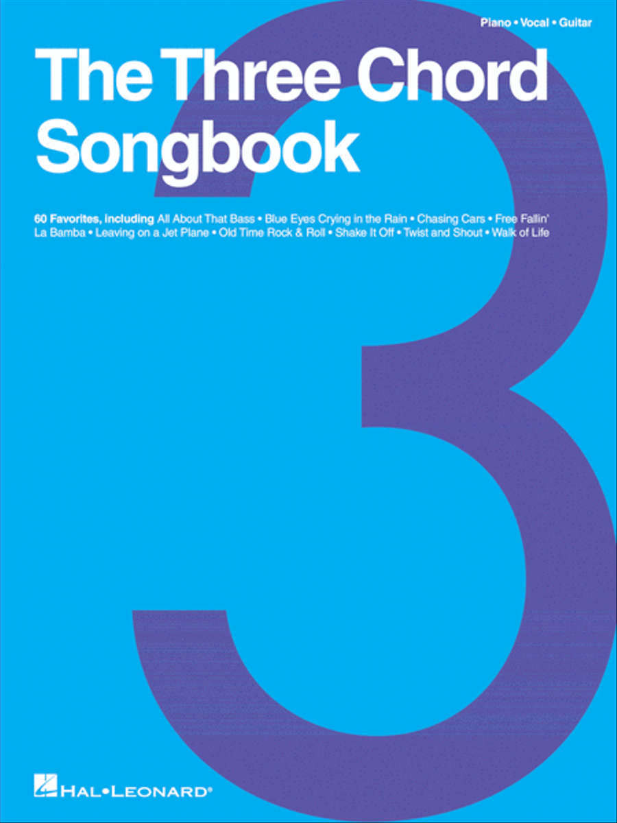 The Three Chord Songbook Piano, Vocal, Guitar scores gallery preview page 1