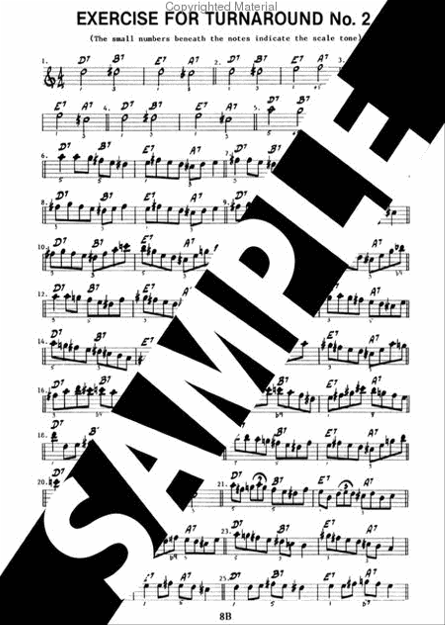 Volume 16 - Turnarounds, Cycles & ii/V7s Voice scores gallery preview page 3