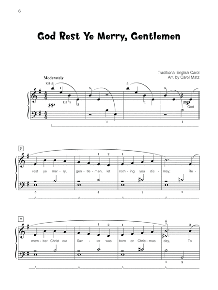 Famous & Fun Christmas, Book 4 Piano Method scores gallery preview page 3