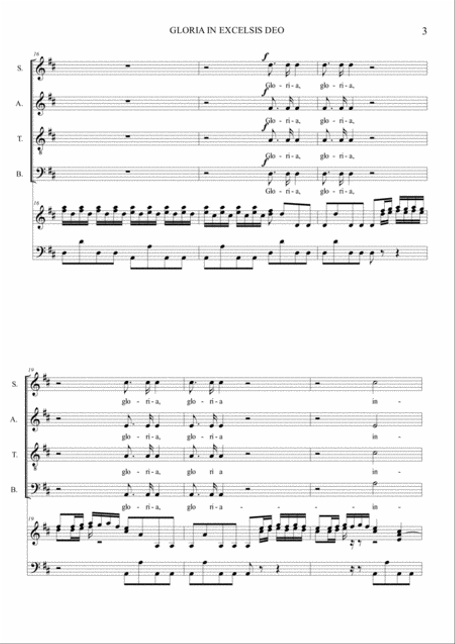 GLORIA IN EXCELSIS DEO - From 