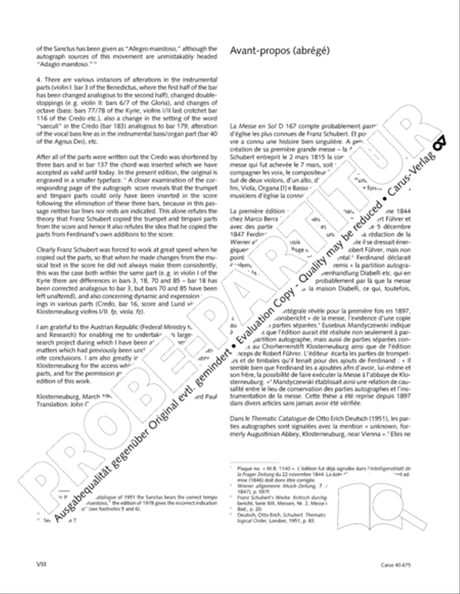Mass in G Major STB scores gallery preview page 9