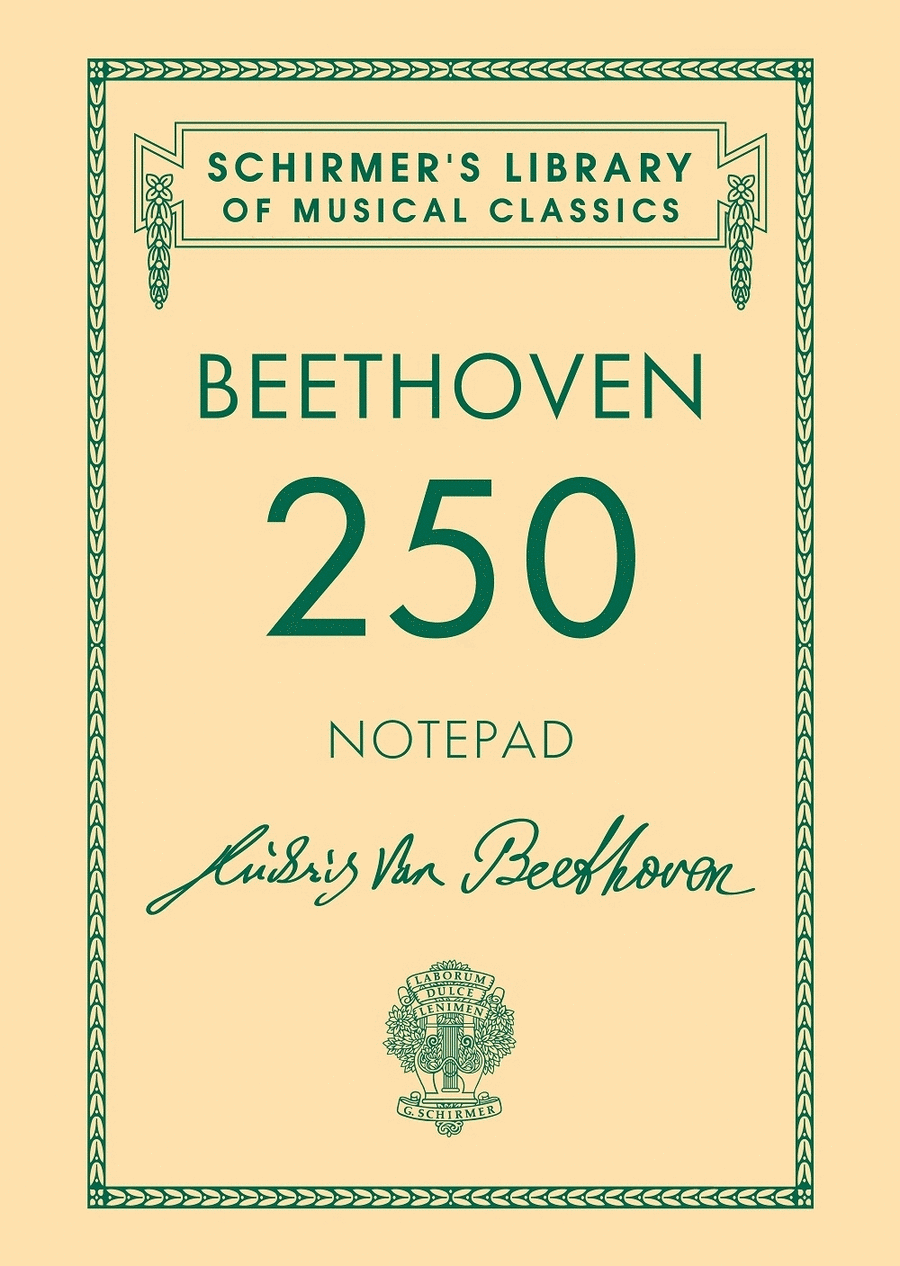 A6 Spiral Bound Notebook - Beethoven 250 School and Community scores gallery preview page 1