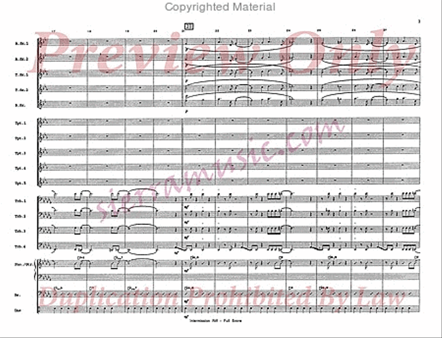 Intermission Riff Jazz Ensemble scores gallery preview page 4