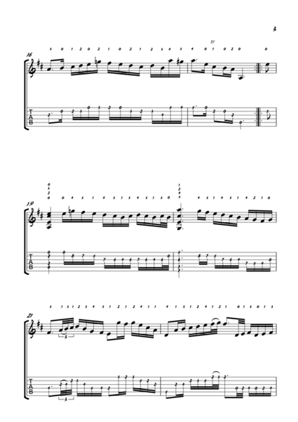 Allemande in D major  BWV 1012