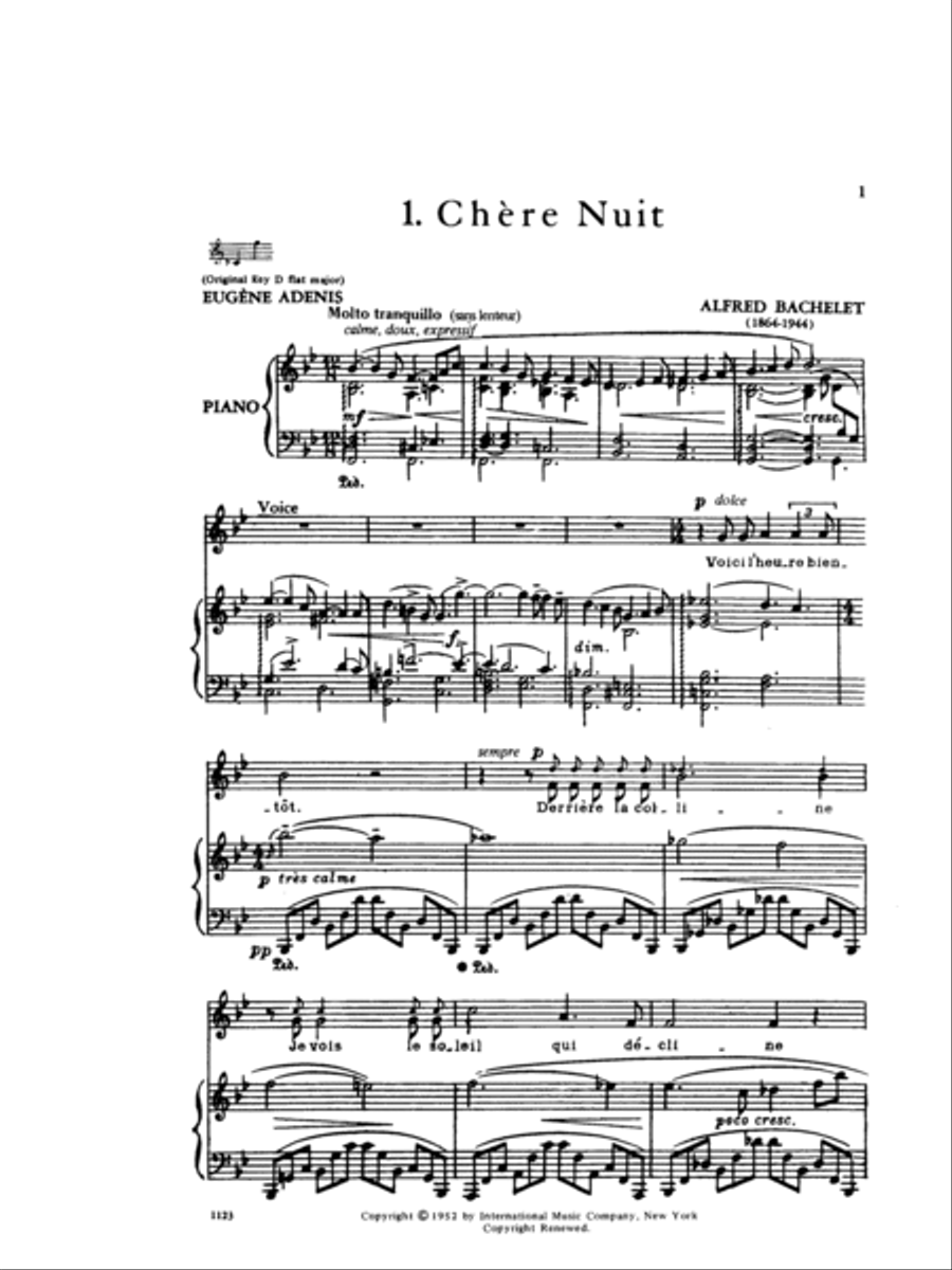Forty French Songs Medium Voice scores gallery preview page 2