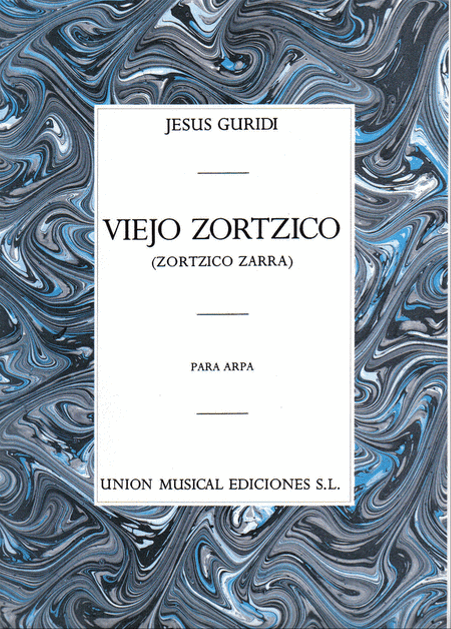 Jesus Guridi: Viejo Zortzico For Harp Harp scores gallery preview page 1