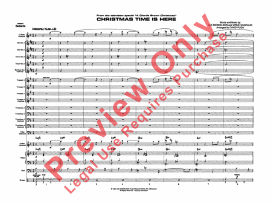 Christmas Time Is Here Christmas Time Is Here Jazz Ensemble scores gallery preview page 4