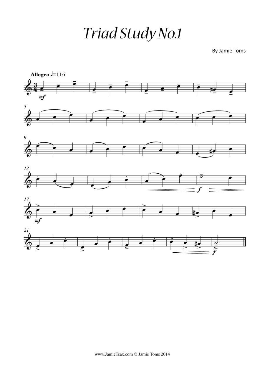 10 Beginner Saxophone Studies Alto Saxophone scores gallery preview page 6