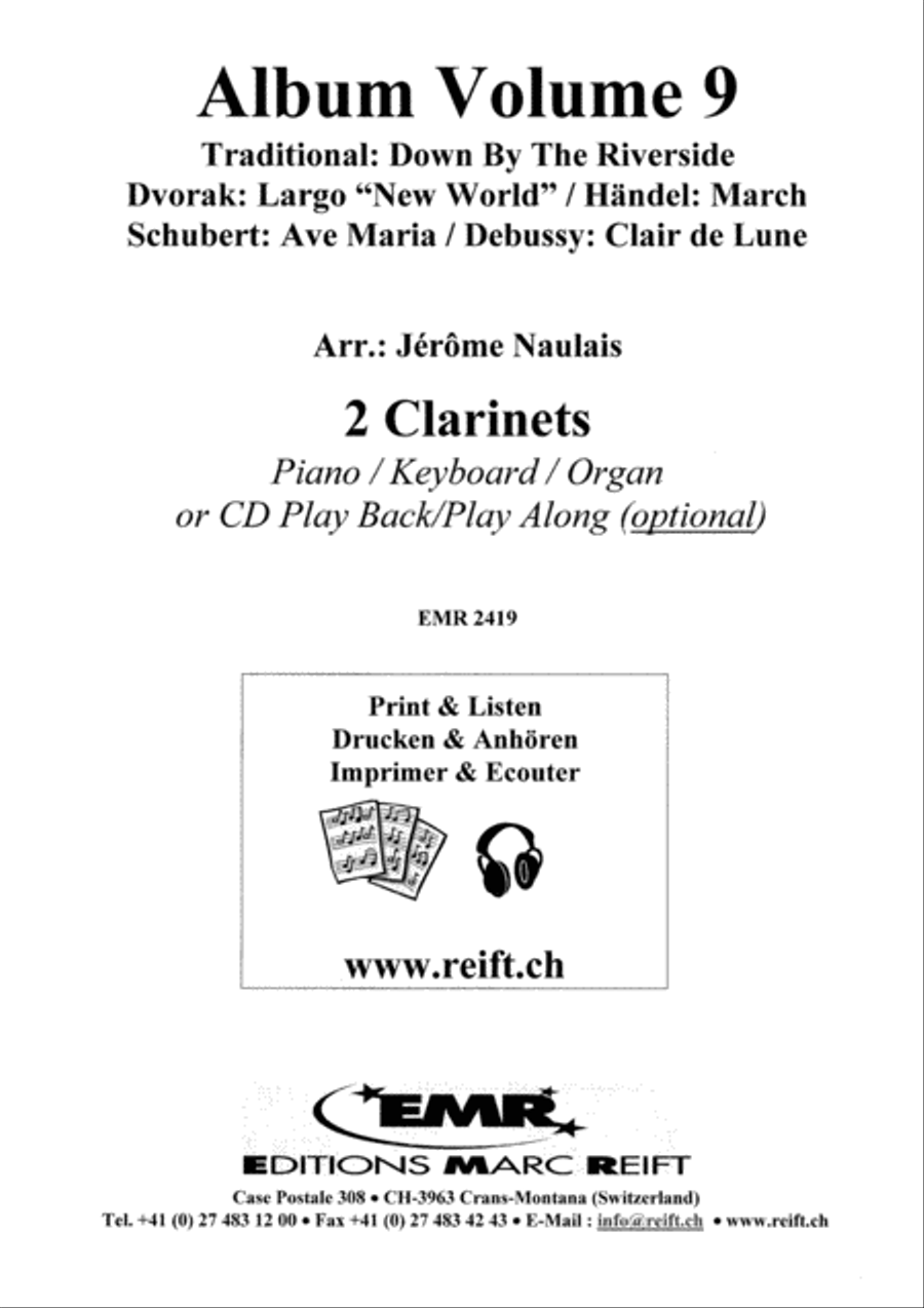 Album Volume 9 Clarinet Duet scores gallery preview page 2