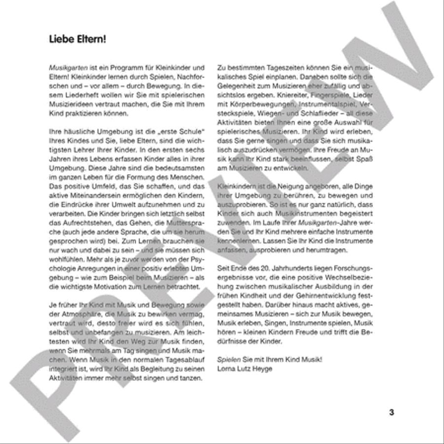 Musikgarten 1 - Zu Hause CD scores gallery preview page 3