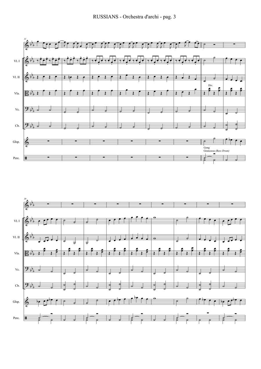 Russians String Orchestra scores gallery preview page 4