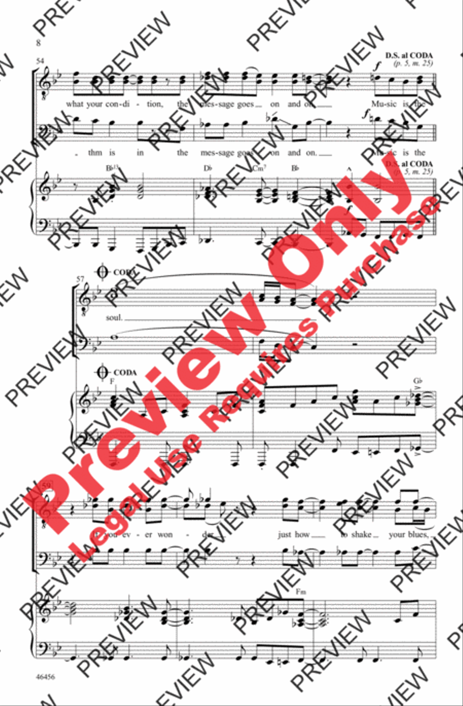 The Doctor Men's Choir scores gallery preview page 8