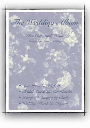 Book cover for The Wedding Album, for Solo Cello and Piano