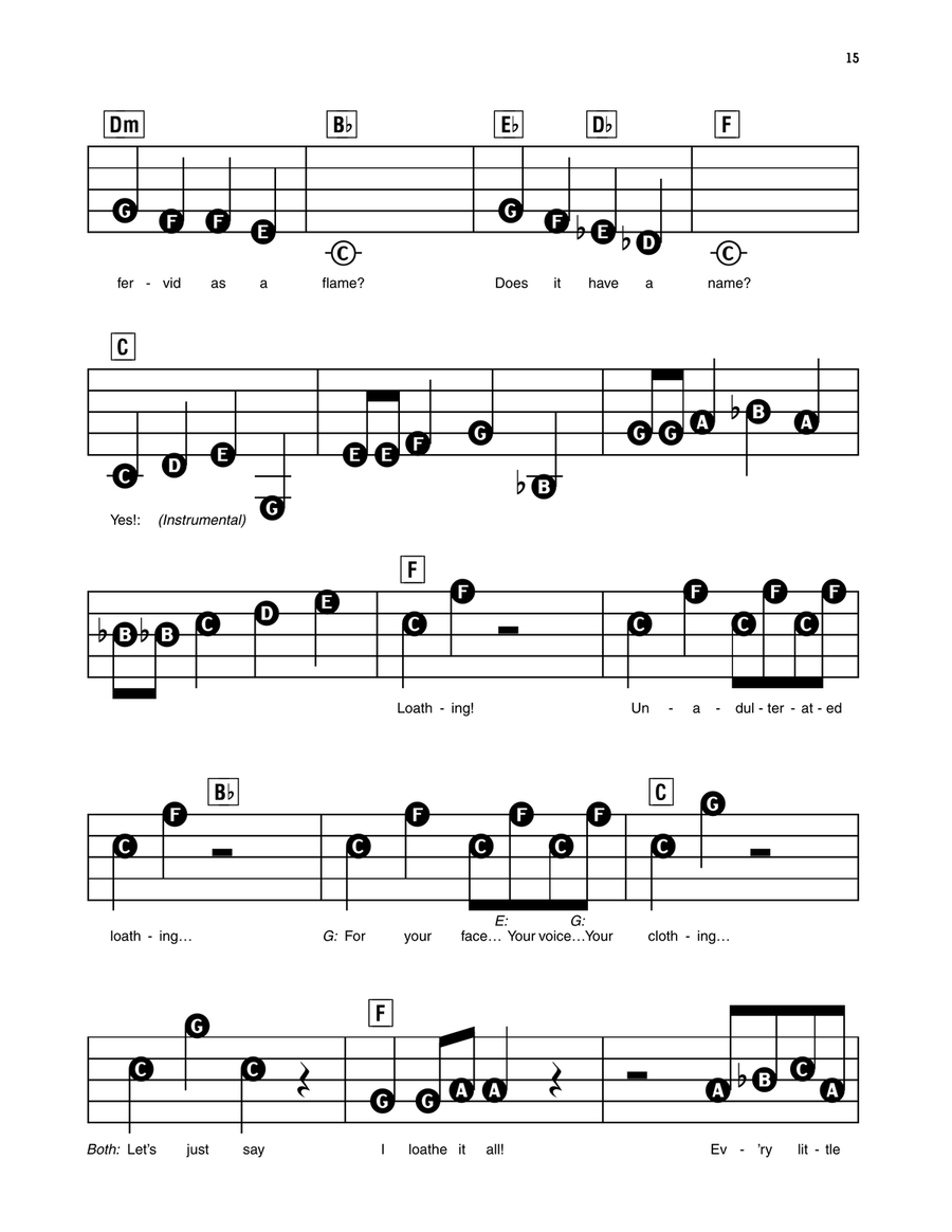 What Is This Feeling? (from Wicked) Electronic Keyboard scores gallery preview page 2